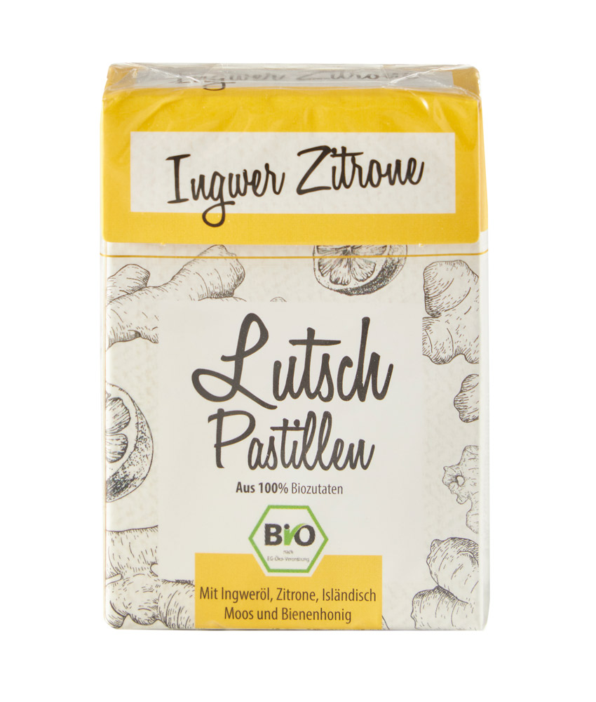 Ingwer-Zitrone-Lutschpastillen