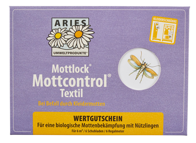 Mottcontrol Textilmotten - Schlupfwespen Kurzabo