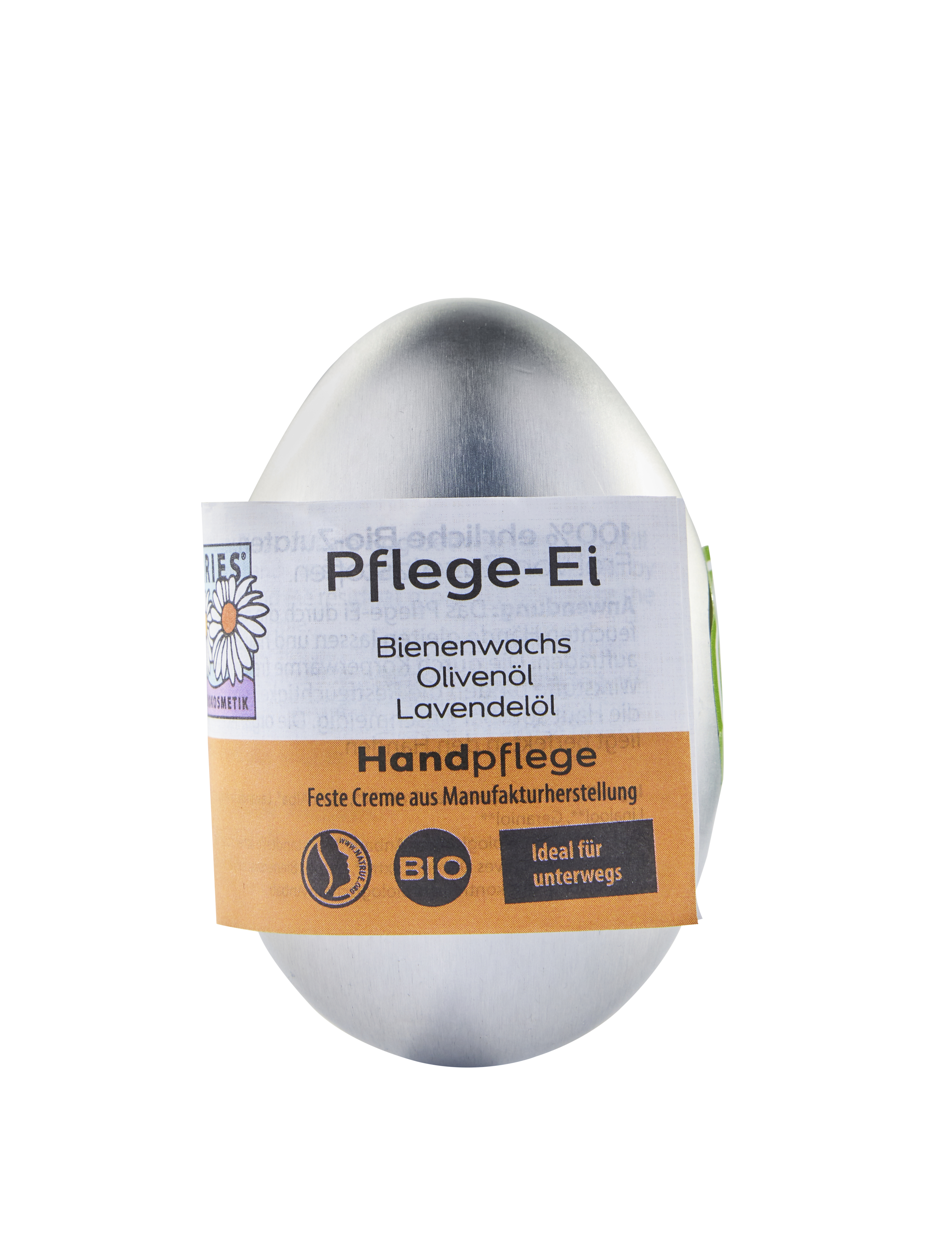 Stapeler Reise-Ei, Pflege-Ei in Weißblechhülle