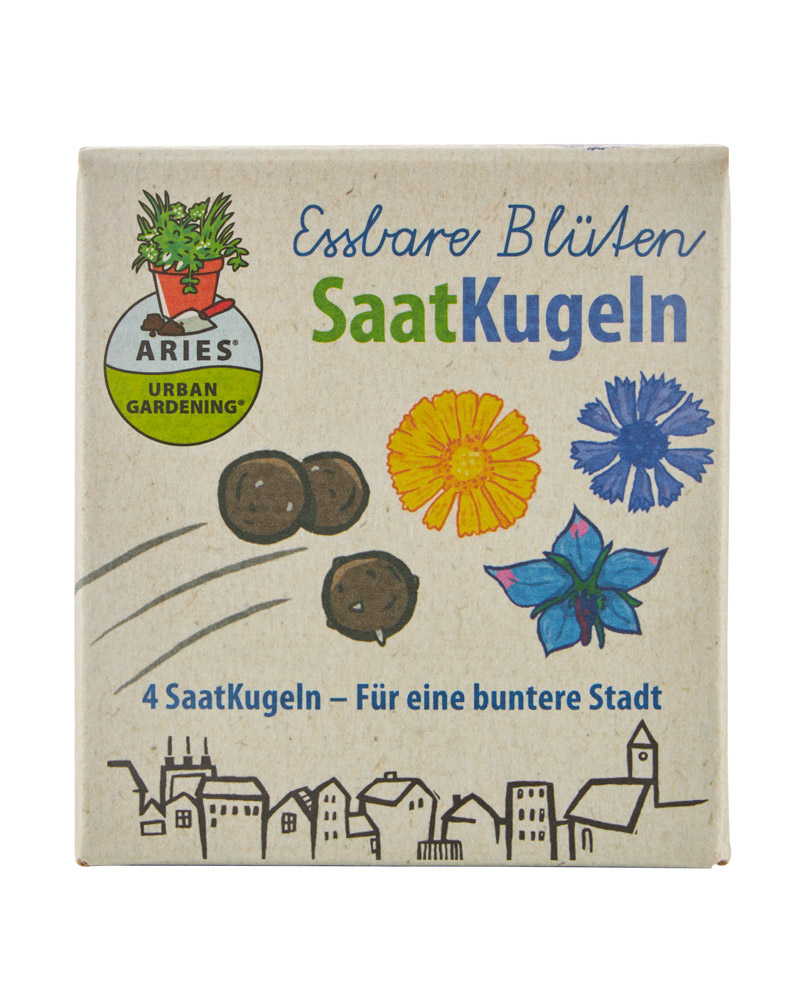 SaatKugeln Essbare Blüten