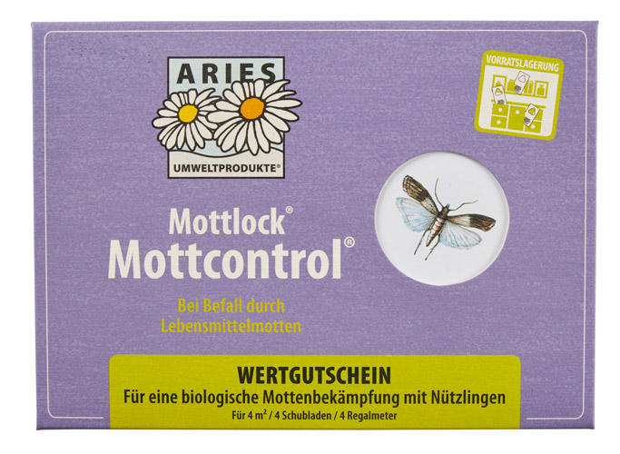 Mottcontrol Lebensmittelmotten - Schlupfwespen Kurzabo